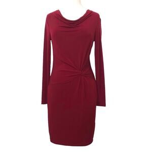 Michael Michael Kors Cowl Neck Knot Detail Dress Small EUC